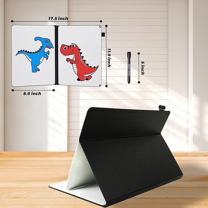 Portable White Board Small Dry Erase Board, A4 Reusable Notebook - Image 2