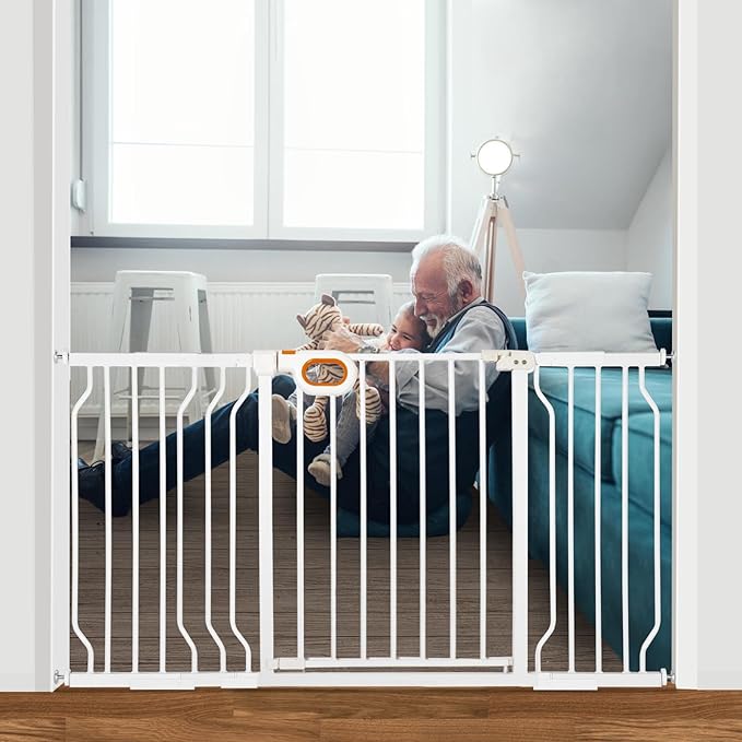 Owlie Adjustable Safety Gate for Stairs by owlieextrawidebabygate