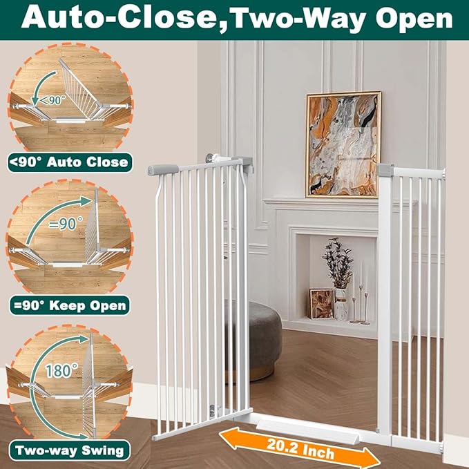 Fairy Baby 40.5" Extra Tall Baby Gate - Image 5