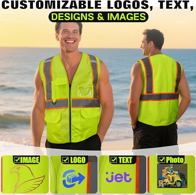 Safety Vest Customize Logo - Image 4