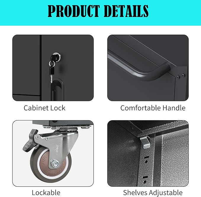 Mobile Tool Storage Cabinet - Image 4