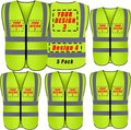 BeautyWill Custom Safety Vest Customized Logo Class 2 High Visibility by BeautyWill
