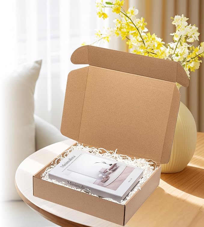 Shipping Boxes 13x11x3 Inches 20 Pack Corrugated Cardboard Mailing Boxes - Image 5