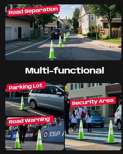 BATTIFE 28 Inch Traffic Cones - Image 7