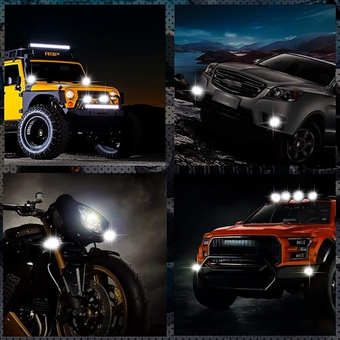 4 Inch 120W LED Light Bar 12000LM Spot Flood Combo Off Road Triple Row Work - Image 8