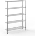 18" Deep x 60" Wide x 86" Height Wire Shelving Kit | 5-Tier | NSF Commercial by Regal+Altair