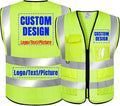BeautyWill Custom Logo Safety Vest Class2 High Visibility Reflective Vest by BeautyWill