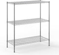 21" Deep x 48" Wide x 54" Height Wire Shelving Kit | 3-Tier | NSF Commercial by Regal+Altair