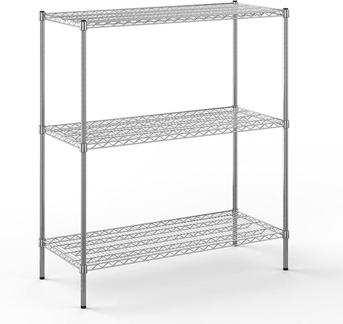 21" Deep x 48" Wide x 54" Height Wire Shelving Kit | 3-Tier | NSF Commercial by Regal+Altair