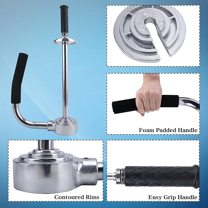 Industrial Stretch Wrap Dispenser – Adjustable 12-20 Inch Shrink Wrap Handle - Image 5