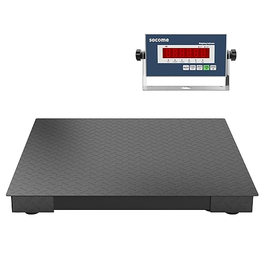 36"x36" Industrial Floor Scale, Heavy-Duty Warehouse Scale by FollowSOCOME