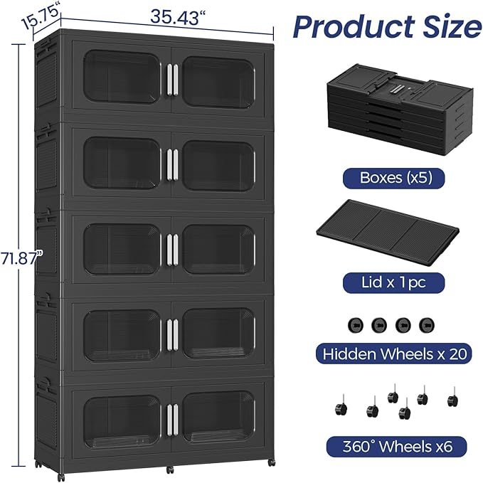 250Gal Exra Large Stackable Storage Bins - Image 2