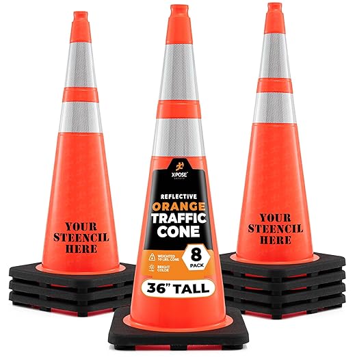 Xpose Safety 36 Inch Orange Traffic Cones by XposeSafety