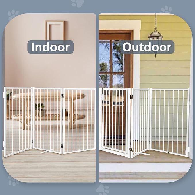 Metal Freestanding Dog Gates - Image 4