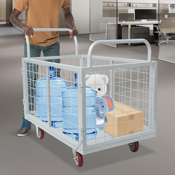 4-in-1 Heavy Duty Platform Truck Cart - Image 6