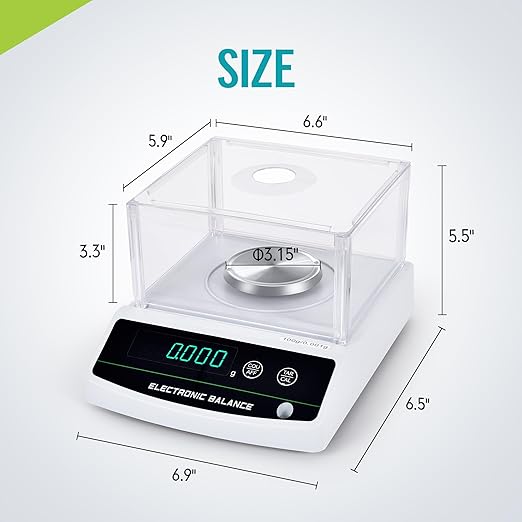 LICHEN Lab Scale 100gram x 0.001g High Precision Analytical Balance - Image 6