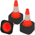 OrangeStar 8 Pack 12" Orange Traffic Safety Cones, PVC Parking Construction by OrangeStar
