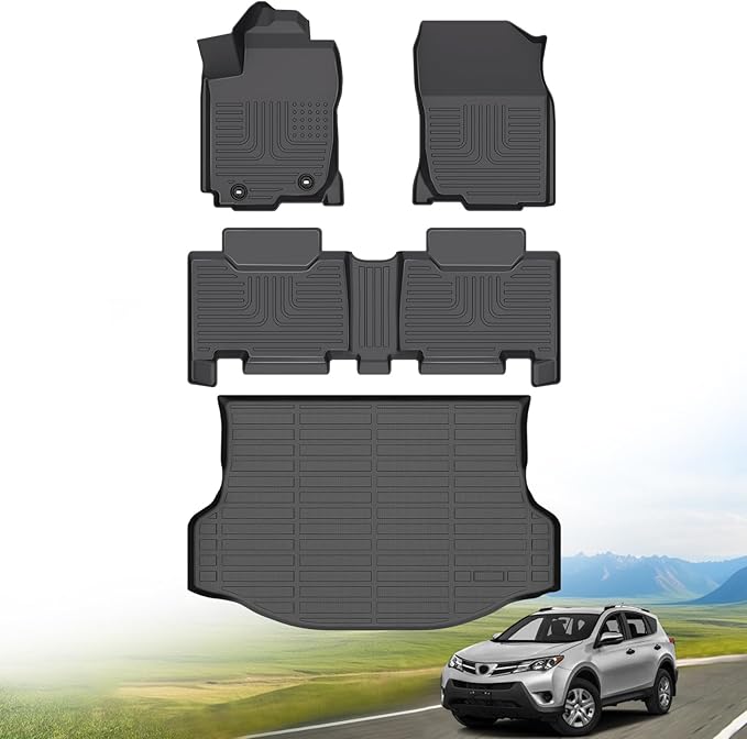 Hutisya-Floor Mats & Cargo Liner Set Fit by Hutisya