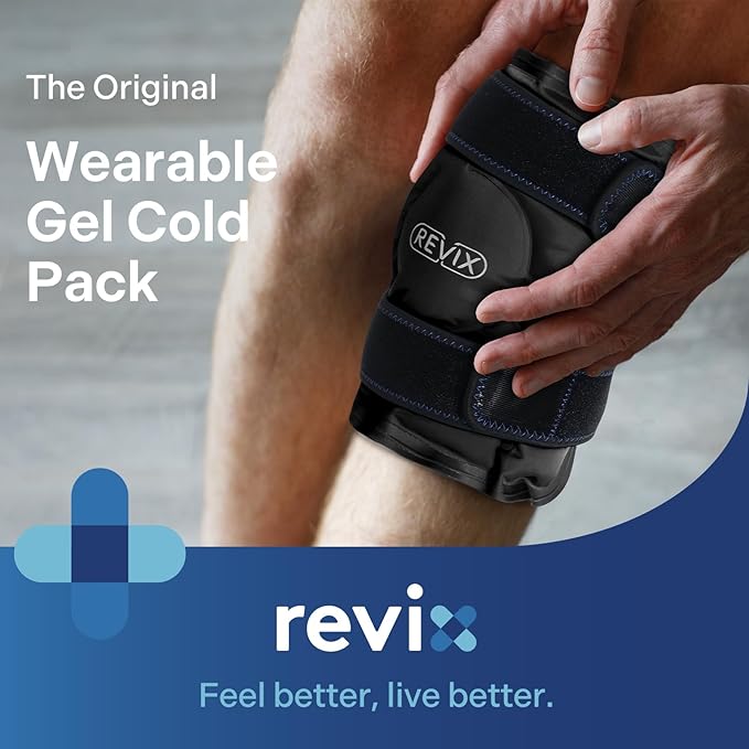 REVIX Ice Wrap for Knee Discomfort, Reusable Knee Ice Pack Wrap - Image 2