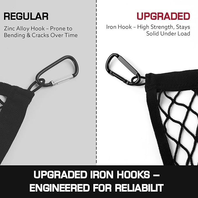 Cargo Net for Pickup Truck Bed, Stretchable 4'x4' to 7'x7' Fine Mesh Elastic - Image 3