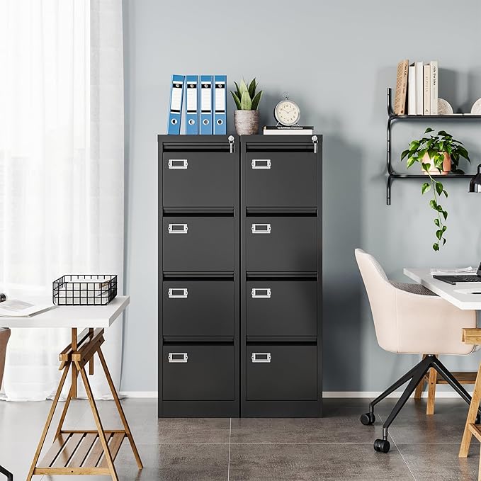MIIKO 4 Drawer Filing Cabinets - Image 2