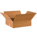 TAPE LOGIC 14 x 12 x 3 Corrugated Cardboard Boxes, Flat 14"L x 12"W x 3"H by TapeLogic