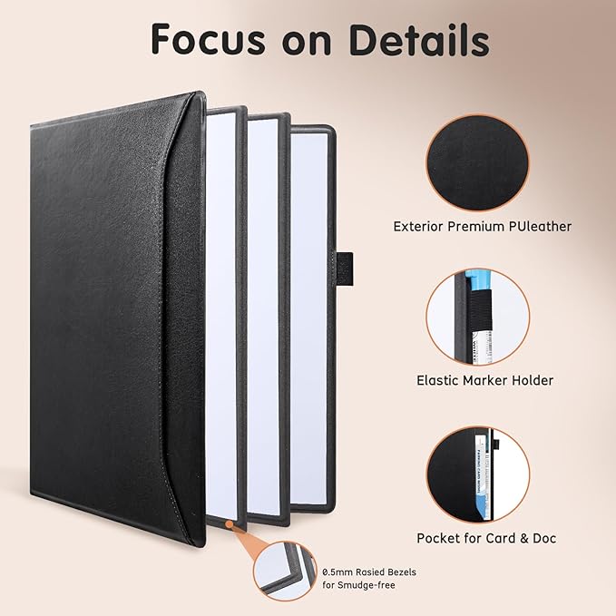 CoBak 6 Sides Portable White Board 12x9 inch - Image 5