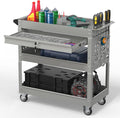 3 Tier Rolling Tool Cart on Wheels, 550 LBS Tool Cart by Cobinery