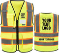 AYKRM Custom Logo Personalised Printed High Visibility Reflective 2 two tone by AYKRM