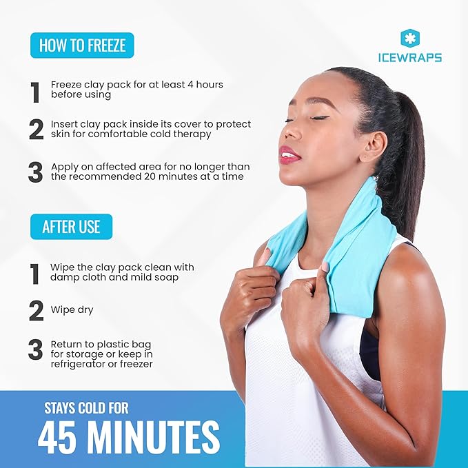 ICEWRAPS Clay Neck Ice Pack Wrap - Image 4