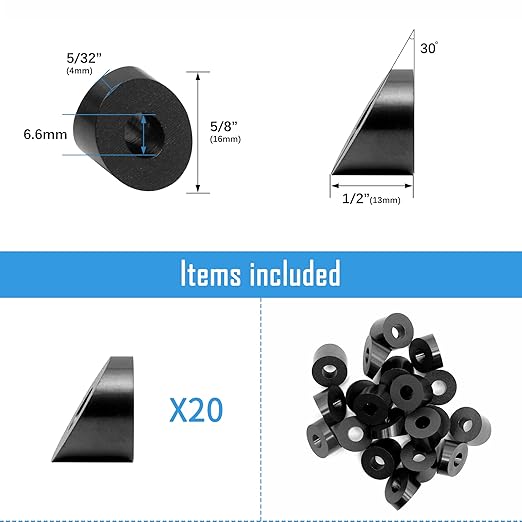 Helffer T316 1/4" 30 Degree Angle Beveled Washer - Image 2