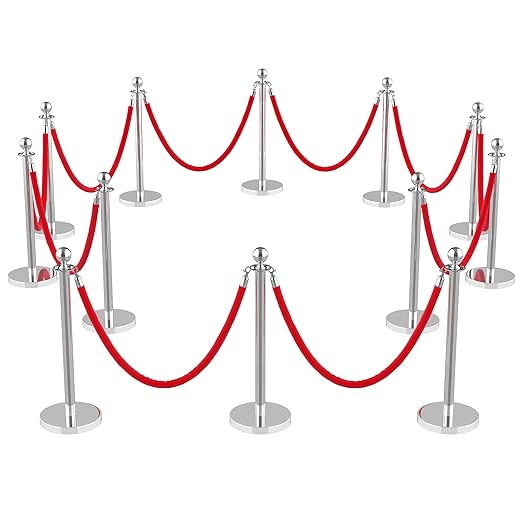 12Pcs Stainless Steel Stanchion Posts - Image 2