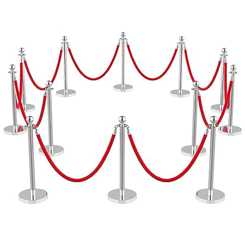 12Pcs Stainless Steel Stanchion Posts - Image 2
