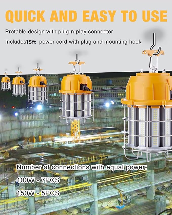 LED Temporary Work Light 100W - Image 5