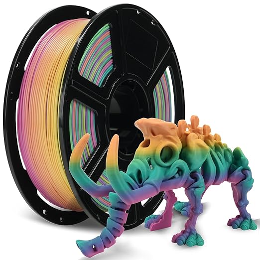 FLASHFORGE Rapid PLA 1.75mm Rainbow Candy, 500mm/s High Speed Printing by FLASHFORGE