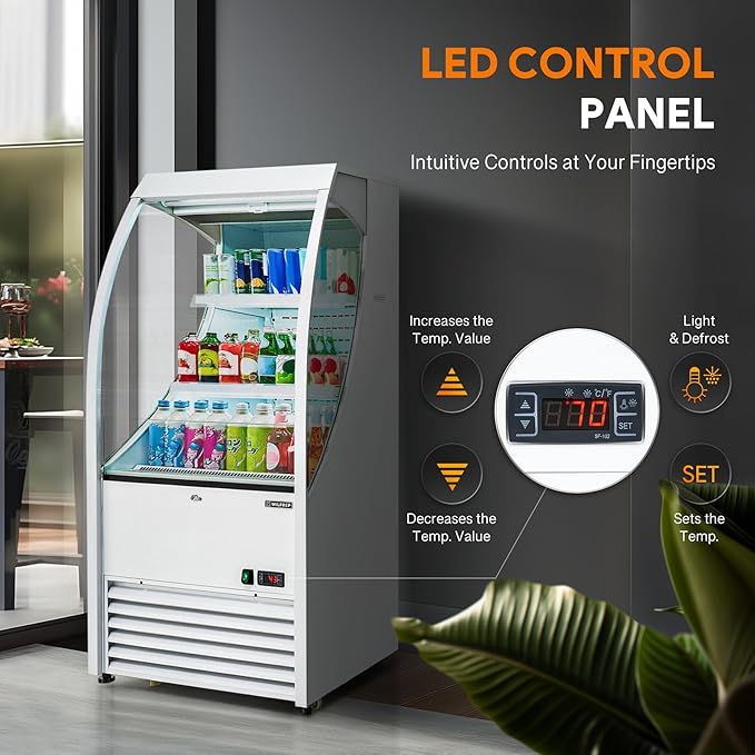 Wilprep Commercial Display Refrigerator, Grab and Go Display Refrigerator - Image 6