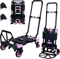 JJSMKCH 2 in 1 Folding Hand Truck, 330LB Capacity Hand Truck Foldable, Dolly by JJSMKCH