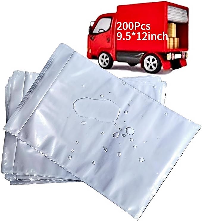 200PCS 9.5" x 12" Self-Adhesive Packing List Envelopes, Plastic Waterproof by Unknown
