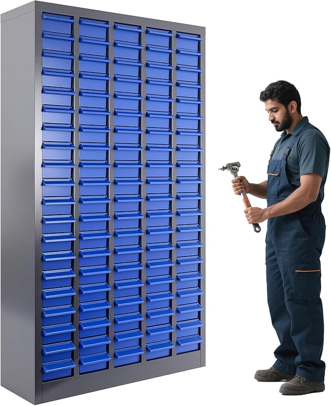 100 Drawers Nut and Bolt Organizer by CETIVENO