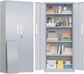 Greenvelly Metal Storage Cabinet, Lockable Steel Cabinets by Greenvelly