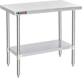 DuraSteel 30x48 Stainless Steel Work Table by DuraSteel