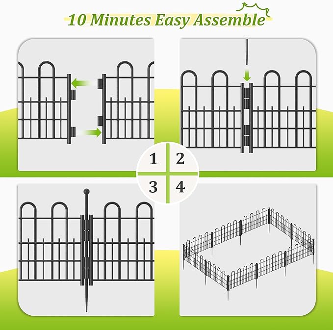 Bepatio Decorative Garden Fence Animal Barrier - Image 6