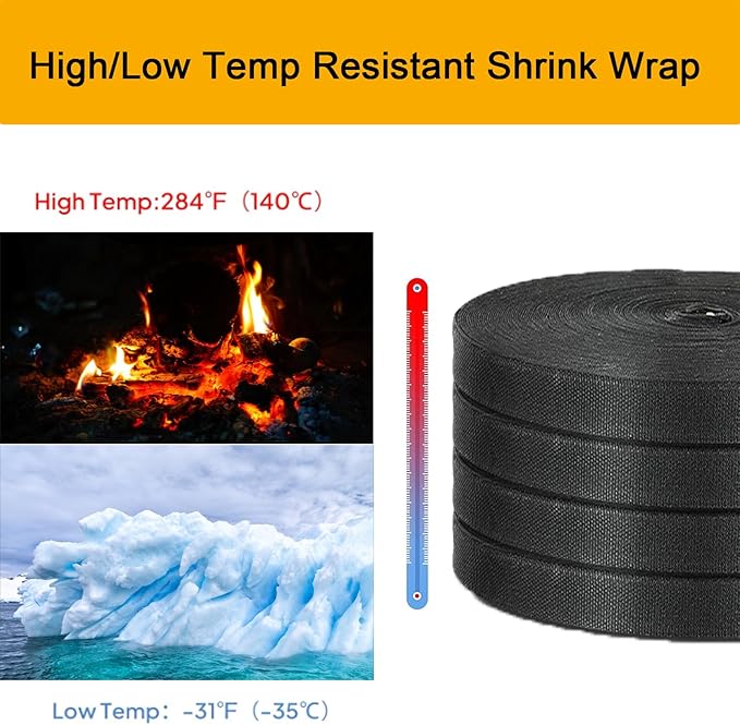 Heat Shrink Braided Sleeving 2:1 Shrinkable Fabric Cable Sheathing Wire Tubing - Image 5
