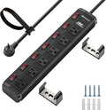 CRST 6 Outlet Metal Power Strip by CRST