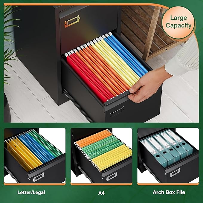 Letaya 4 Drawer File Cabinet - Image 4