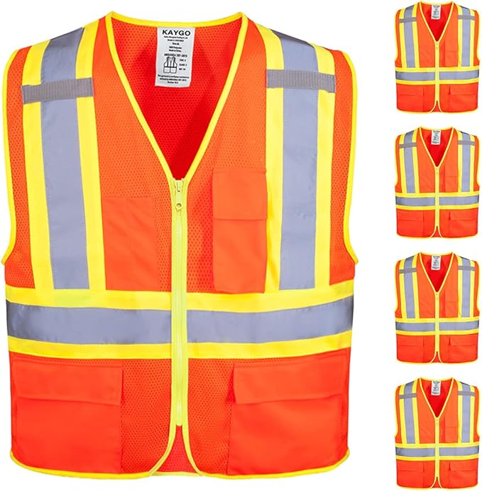 KAYGO Safety Vest with Pockets by KAYGO