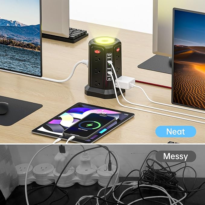 PASSUS Surge Protector Power Strip - Image 7