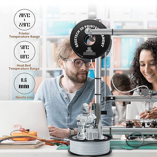 Geeetech Marble PLA 3D Printer Filament, Stone-Like Appearance, 1kg Spool - Image 5
