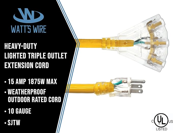 25 ft 10 Gauge Extension Cord - Image 2