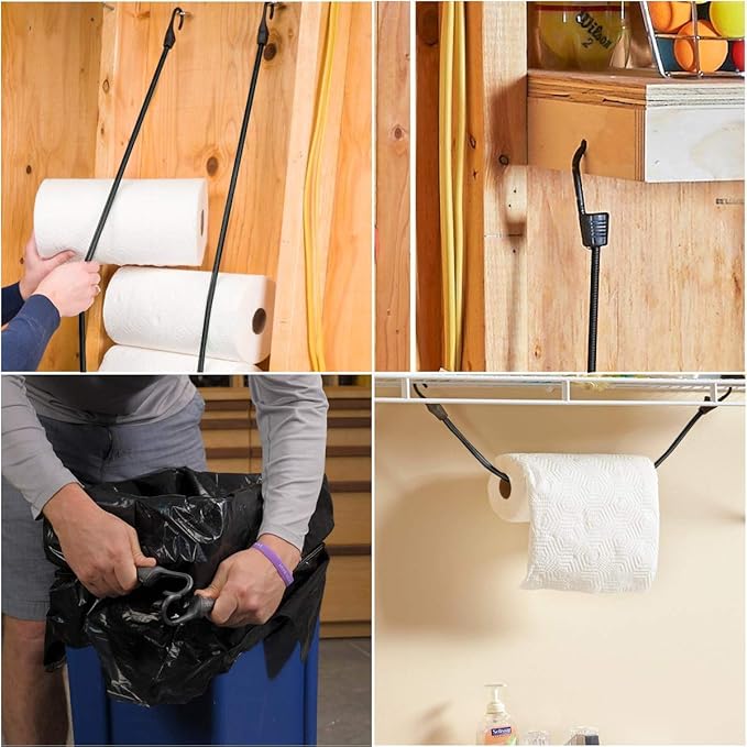 ZHOUBIN 72 Inch Black Bungee Cords - Image 8